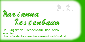 marianna kestenbaum business card